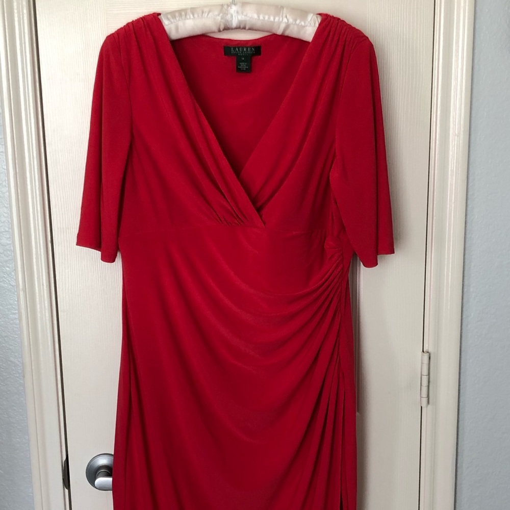 💖 LAUREN Ralph Lauren Midi Dress - Coral Color 💖